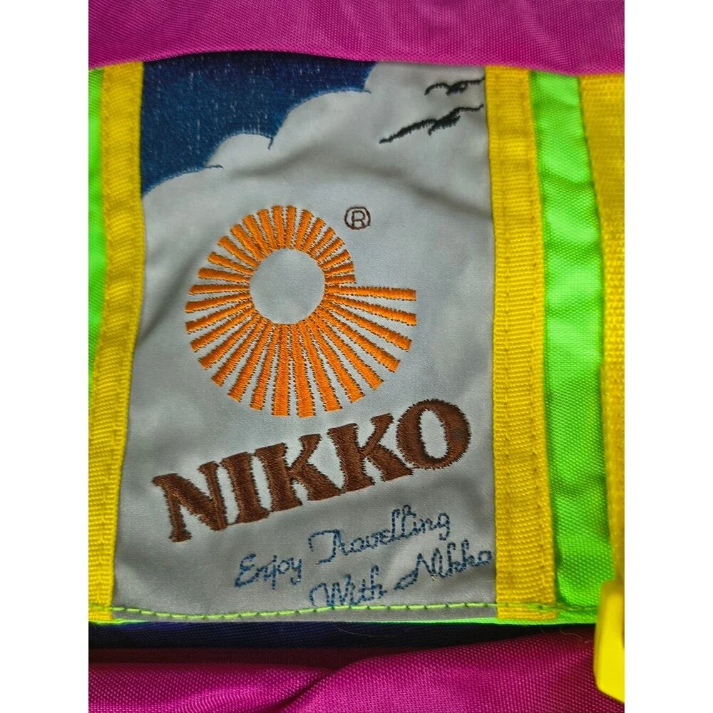 Nikko Vintage Retro Colorful Travel Backpack